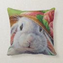 Recherche de lapin blanc coussins Lancer l'oreiller
