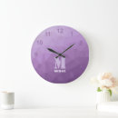 Suche nach lavendel wanduhren Monogramm