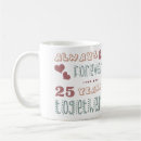 Recherche de anniversaire mariage 25 ans tasses Coeur