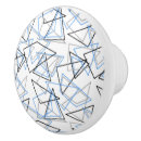 Recherche de triangle boutons et poignées de porte Bleu