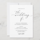 Recherche de luxueux mariage invitations Calligraphie