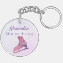 Recherche de patinage artistique porteclés Violet