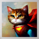 Recherche de superhéros posters Chaton