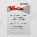Recherche de red race car invitations Piste