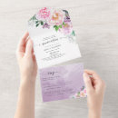 Recherche de triptyque invitations Violet