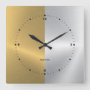 Suche nach geometrie andere wanduhren Gold