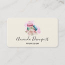 Recherche de cuisine française cartes visite Aquarelle