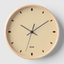 Recherche de couleur crème horloges Simple