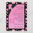 Recherche de rose noir bar bat mitzvah invitations Pois