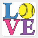 Recherche de softball autocollants Sport féminin