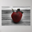 Suche nach rote erdbeeren poster Weiß