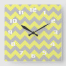 Recherche de zigzag jaune horloges Motif