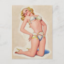 Recherche de filles de bikini cartes postales Pincer