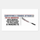 Recherche de zombis dans mon autocollants Drôle