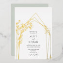 Recherche de fleur géométrique invitations Moderne