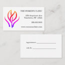 Recherche de la santé des femmes cartes visite Yoga