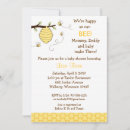 Recherche de bumble bee baby shower invitations Nid d'abeille