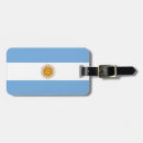 Recherche de argentin bagages étiquettes Drapeau de l'argentine