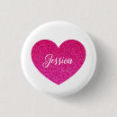 Recherche de fille girly badges Fuchsia