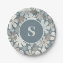 Recherche de années 60 assiettes Floral