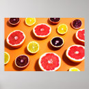 Suche nach zitrusfrucht poster Abstrakt