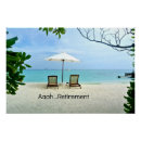 Suche nach entspannung poster Sandstrand