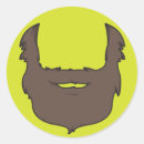 Recherche de barbu autocollants Barbe
