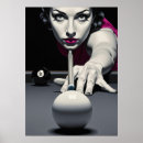 Recherche de joueur de billard posters Rétro