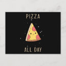 Recherche de pizza mignonne cartes postales Drôle