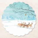 Suche nach hirsch untersetzer Schnee