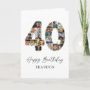 Recherche de 40 en anniversaire cartes Joyeux 40e anniversaire