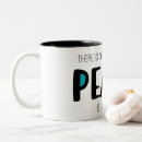 Recherche de paix paix tasses Pas de guerre