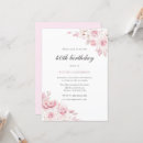 Suche nach eleganter 40 geburtstag einladungen Rose
