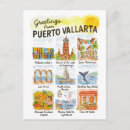Recherche de salutations vacances cartes postales Illustration de voyage