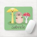Recherche de champignons tapis souris Kawaii