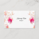 Recherche de fleurs vintages cartes visite Simple