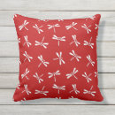 Recherche de rouge foncé coussins Rouge et blanc