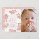 Recherche de beary 1ans anniversaire invitations Ours