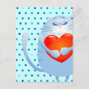 Recherche de chat amour cartes postales Valentine