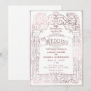 Recherche de vintage de style invitations Rose