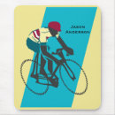 Recherche de cyclistes tapis souris Cavalier