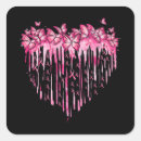 Recherche de cancer ribbon autocollants Rose