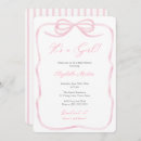 Recherche de ruban rose invitations Girly