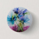 Recherche de floral bleu et vert badges Fleurs