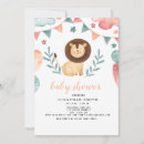 Recherche de baby shower save the dates Lion