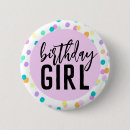 Recherche de de confettis badges Girl