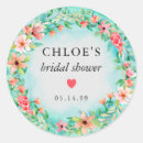 Recherche de corail turquoise autocollants Aquarelle