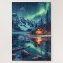 Suche nach aurora borealis puzzle Polarlichter