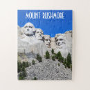 Recherche de le mont rushmore puzzles Usa