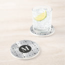 Recherche de métal dessous de verres Monogramme